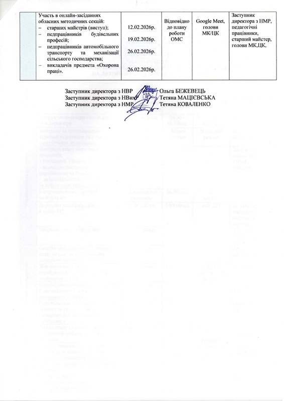 План роботи сторінка 3